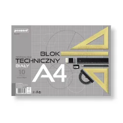 Blok techniczny A4 biały